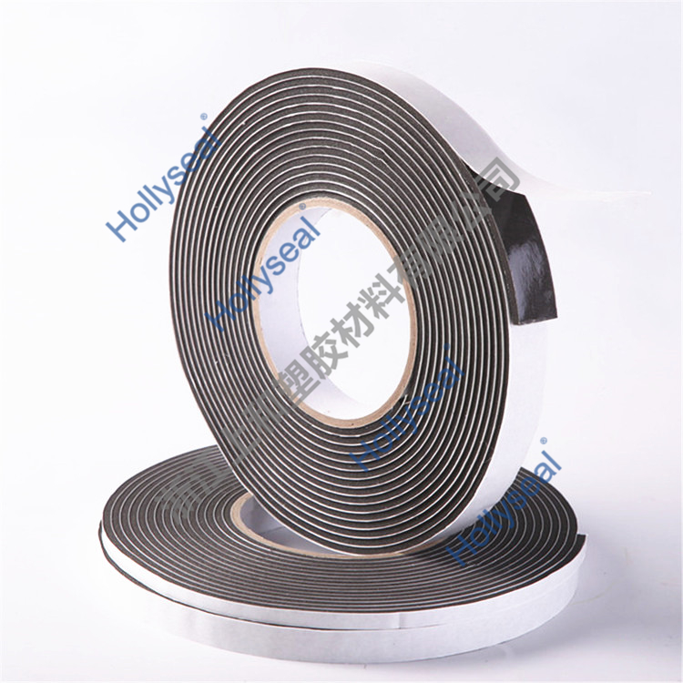 Hollyseal®1mm~25mm厚PVC软质黑色单面车身密封条