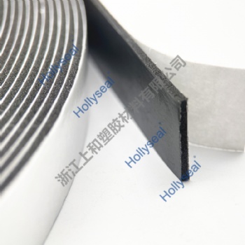 Hollyseal®1.6mm厚中高硬度双面带胶玻璃门窗系统用PVC泡棉胶带
