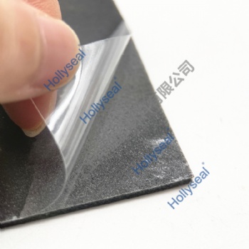 Hollyseal®低密度软质1.5mm厚防水PVC泡棉带透明PET膜