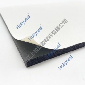 6.4mm Thick Low Density Quick Recovery Black PVC Foam for Dust Seal