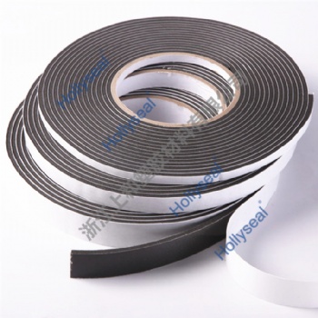 Hollyseal®1mm~25mm厚PVC软质黑色单面车身密封条