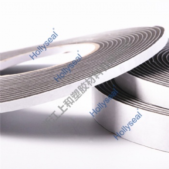 Hollyseal®1mm~25mm厚PVC软质黑色单面车身密封条