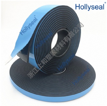 Hollyseal®1mm~25mm厚闭孔黑管PVC发泡胶带