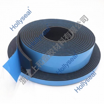 Hollyseal® Closed-cell Black PVC Foam Glazing Tape