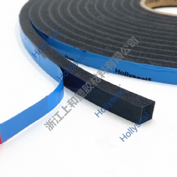 Hollyseal® Double Sided Black PVC Foam Glazing Tape