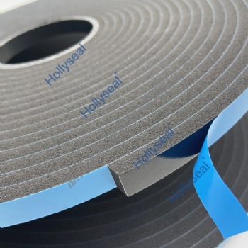 Hollyseal®6.4mm厚高密度高粘性蓝膜PVC泡棉胶带